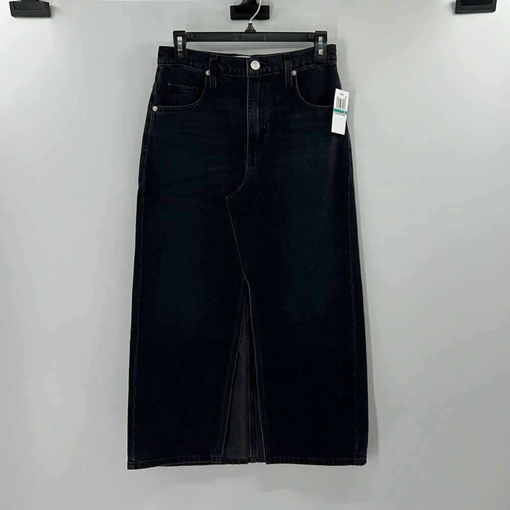 Frame Women's The Midaxi Skirt Angled Seam - Inkwell - 25 - New with tags